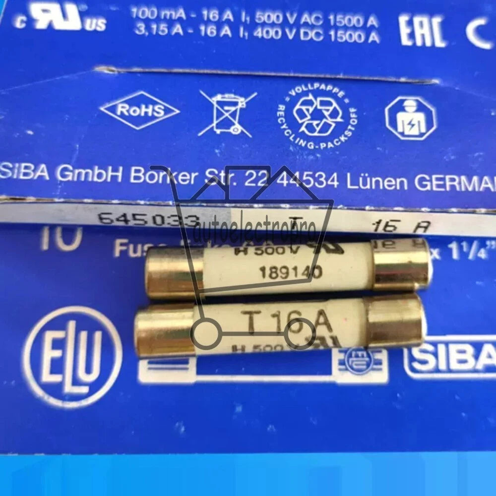 10pcs Fuse 189140 T16A 7006565 T 16A H500V