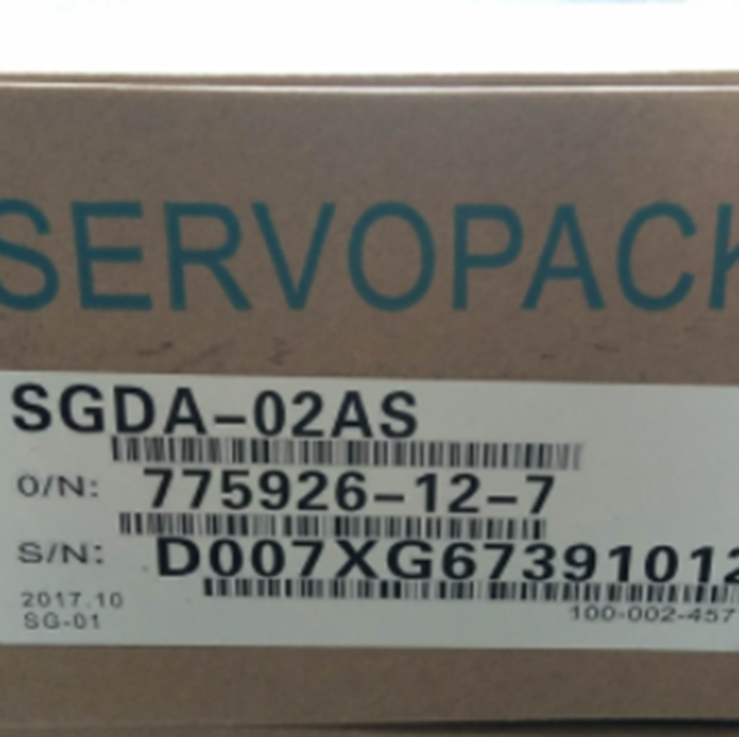YASKAWA SGDA-02AS Servo Drive - YASKAWA