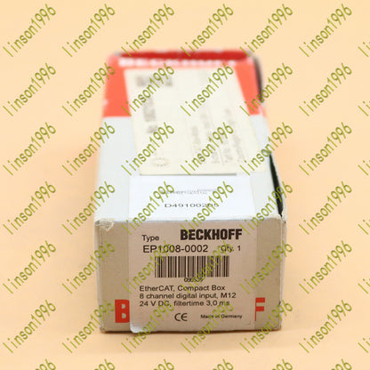 New For BECKHOFF EP1008-0002 Module in Box: Fast Delivery - BECKHOFF