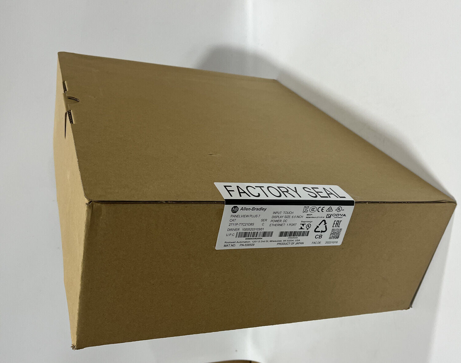 Allen-Bradley 2711P-T7C21D8S Panelview Plus 7 Operator Terminal SHIP - ALLEN-BRADLEY