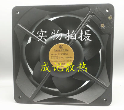1pc IKURA 6250MG1 220V 40W 16055 160*160*55mm metal high temperature cooling fan