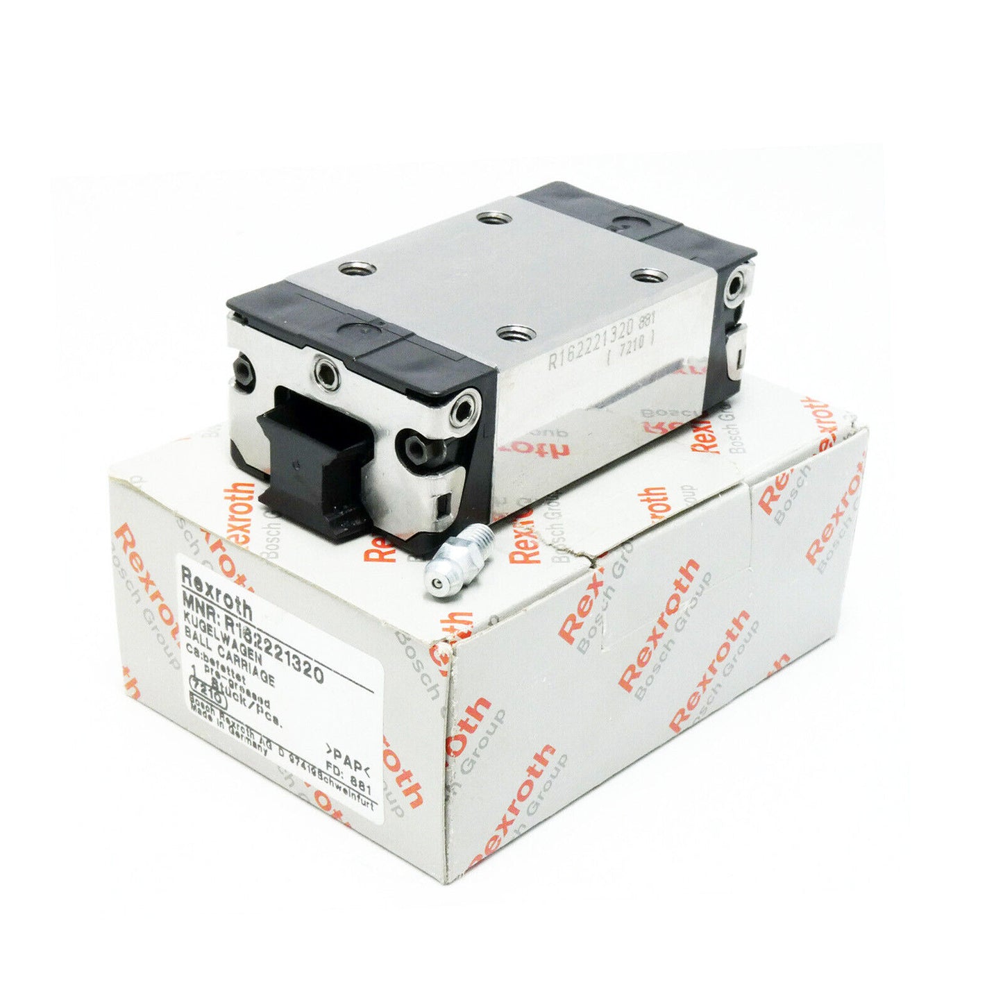 1PC REXROTH rail slider bearing R162221320 - REXROTH