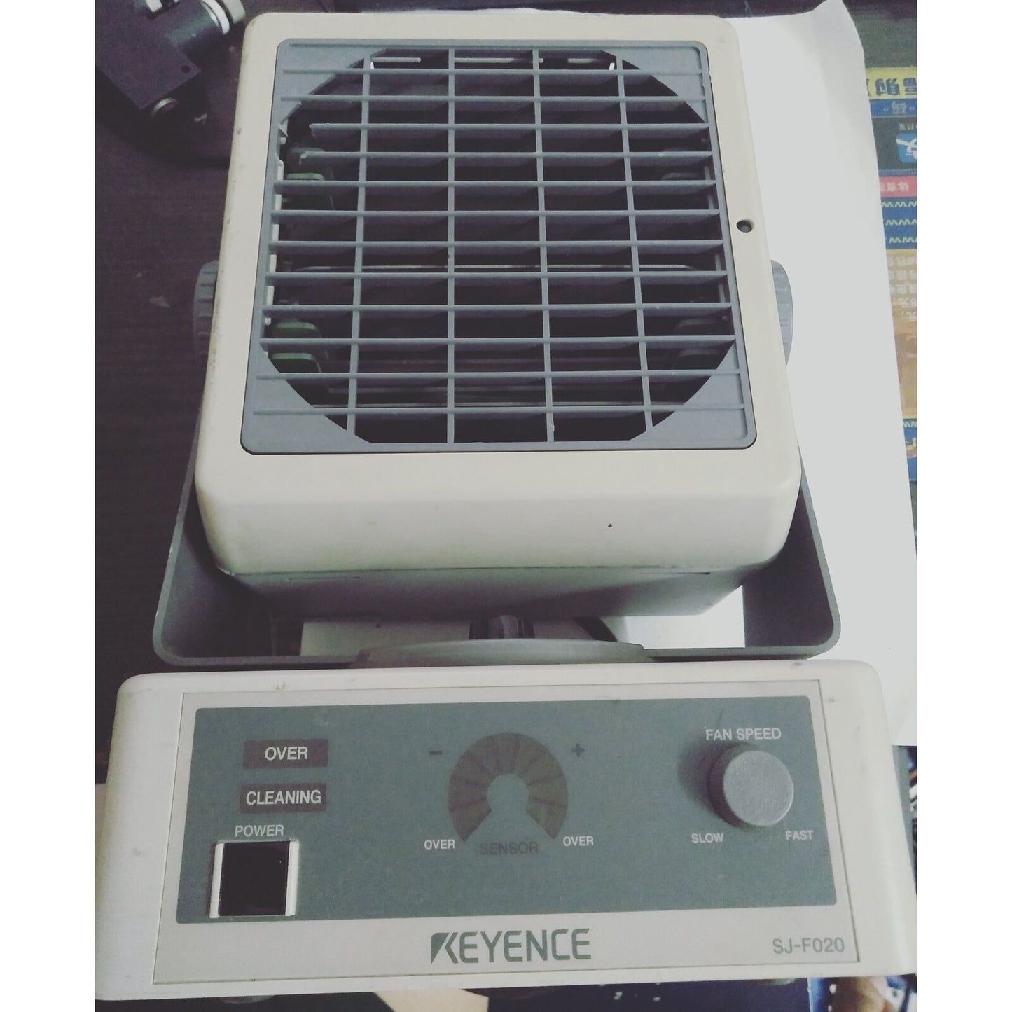 used KEYENCE SJ-F020 Static Eliminator Fan Fast - KEYENCE