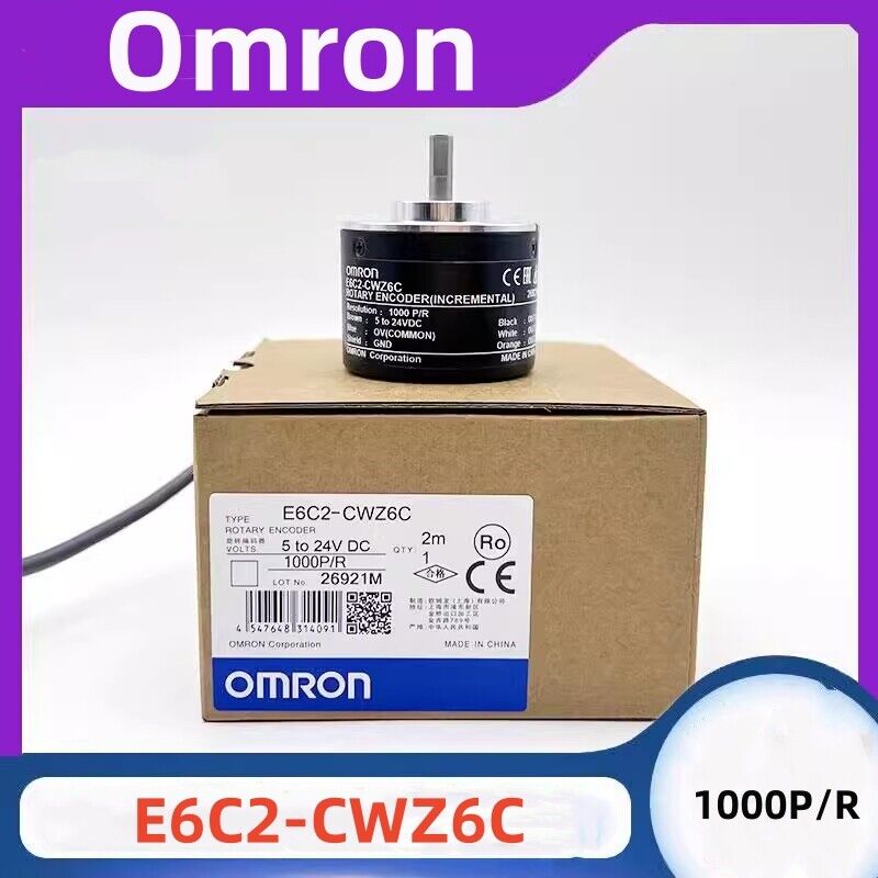 new 1pcs OMRON E6C2-CWZ6C 1000P/R 2M Rotary Encoder