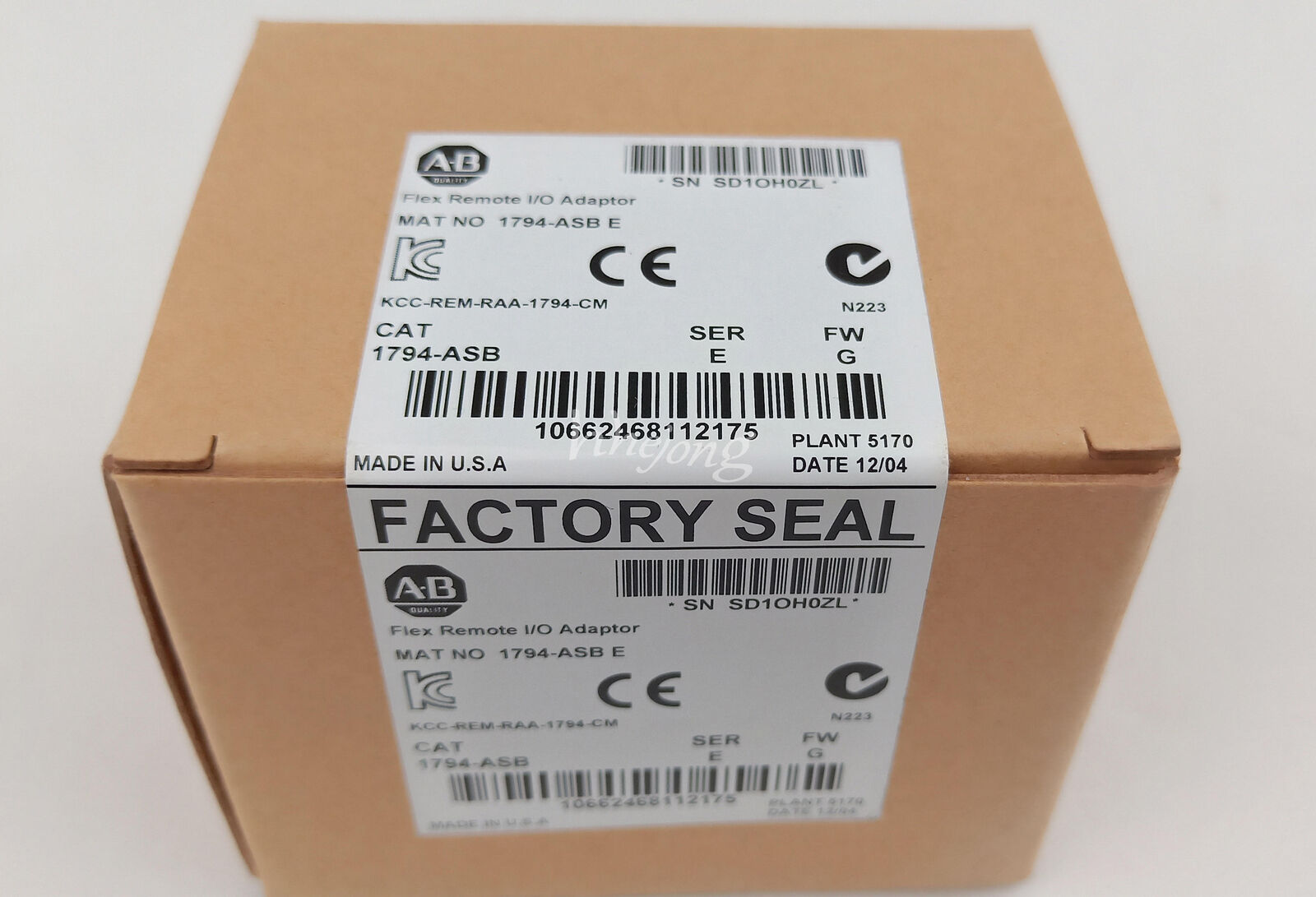 Allen-Bradley 1794-ASB Remote RIO Adapter 24V DC - ALLEN-BRADLEY