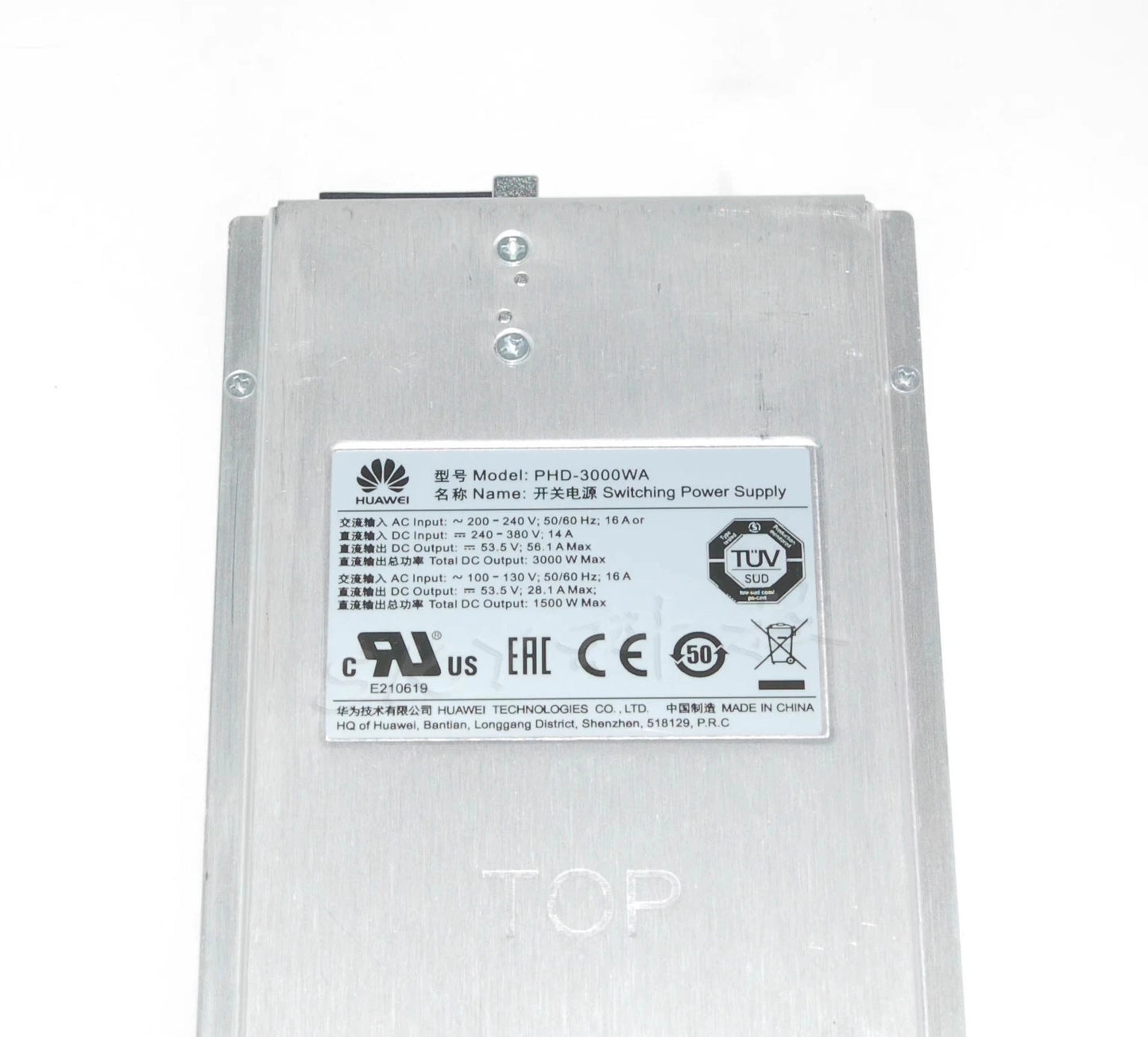1PCS 12800S Core Switch Power Supply PHD-3000WA High Power 3000W
