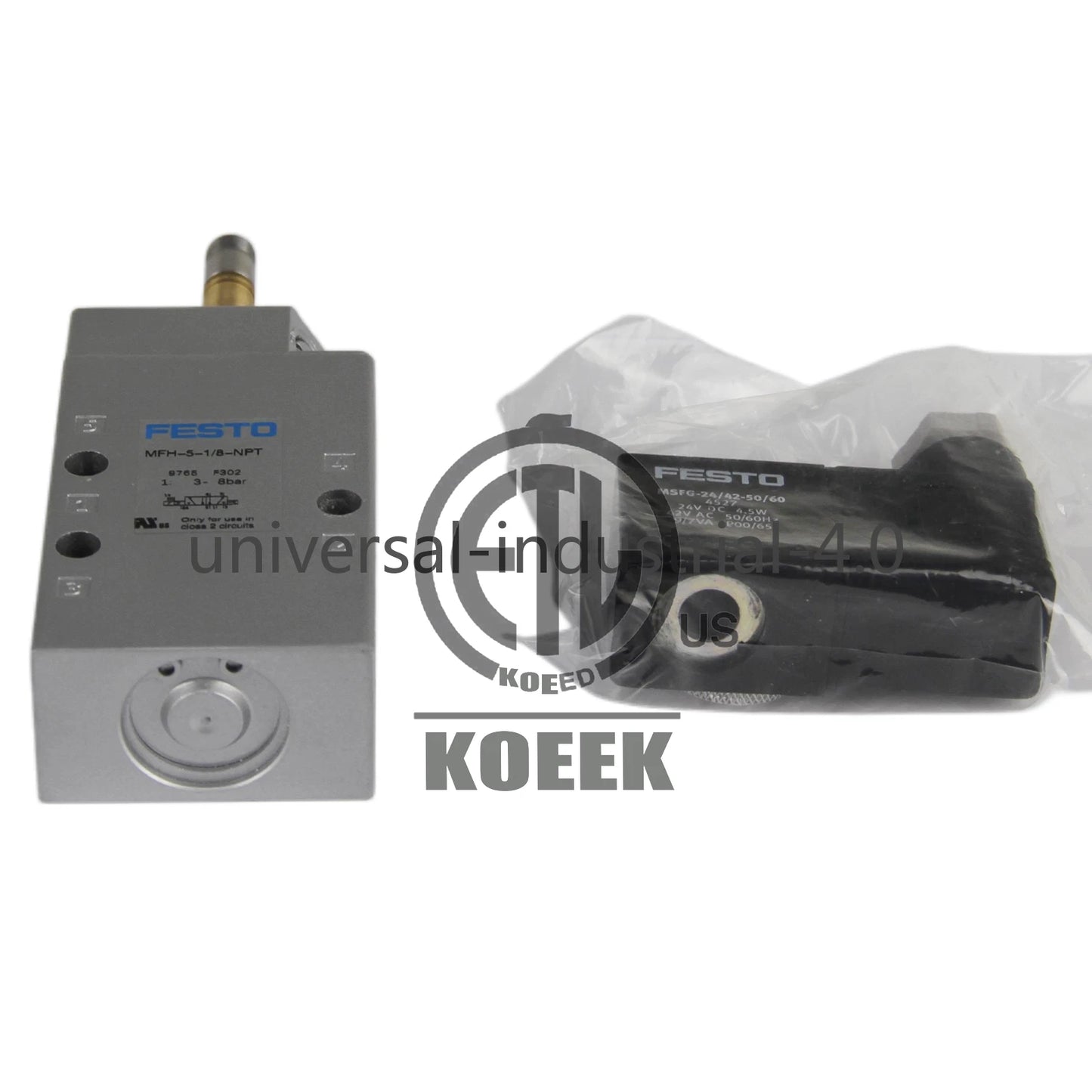 FESTO MFH-5-1/8-NPT Solenoid Valve #ko