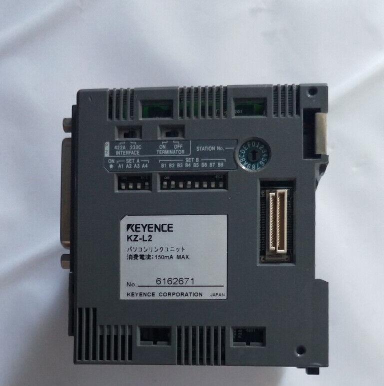 used Keyence PLC module KZ-L2 Tested In Good Condition - KEYENCE