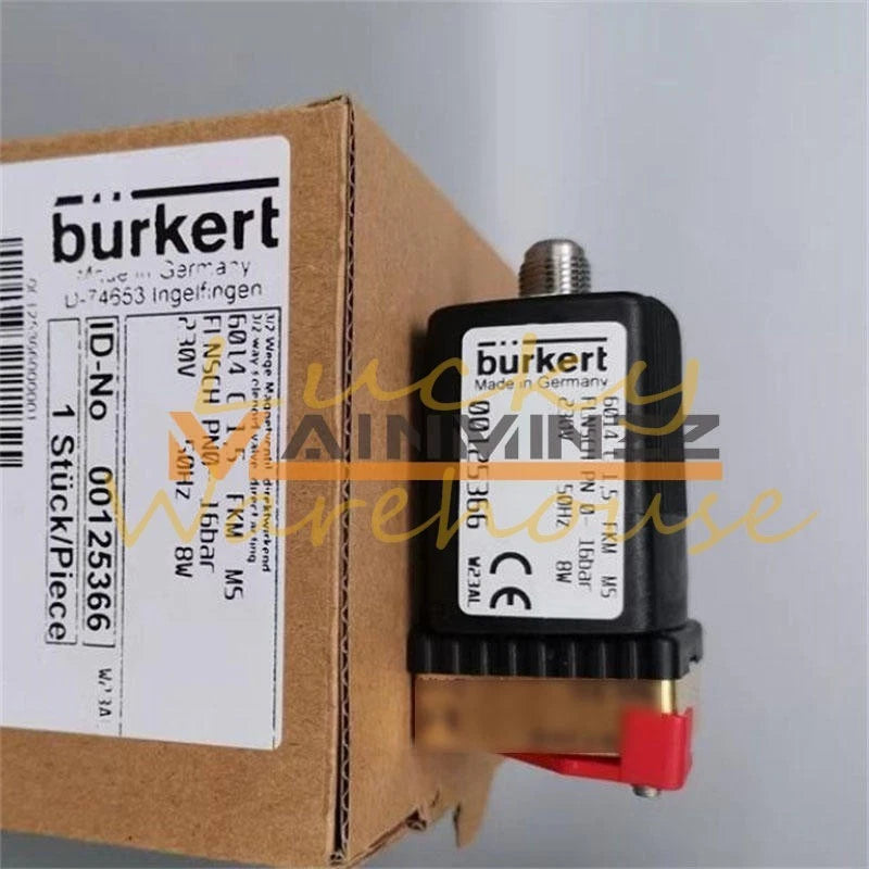 1PCS Burkert Solenoid Valve 6014 C 1.5 FKM MS FLNSCH 0-16bar 230V 00125366