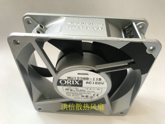 1pcs  ORIX MU1238B-11B AC100V 12.5/11.5W 12038 120mm 12cm cooling fan