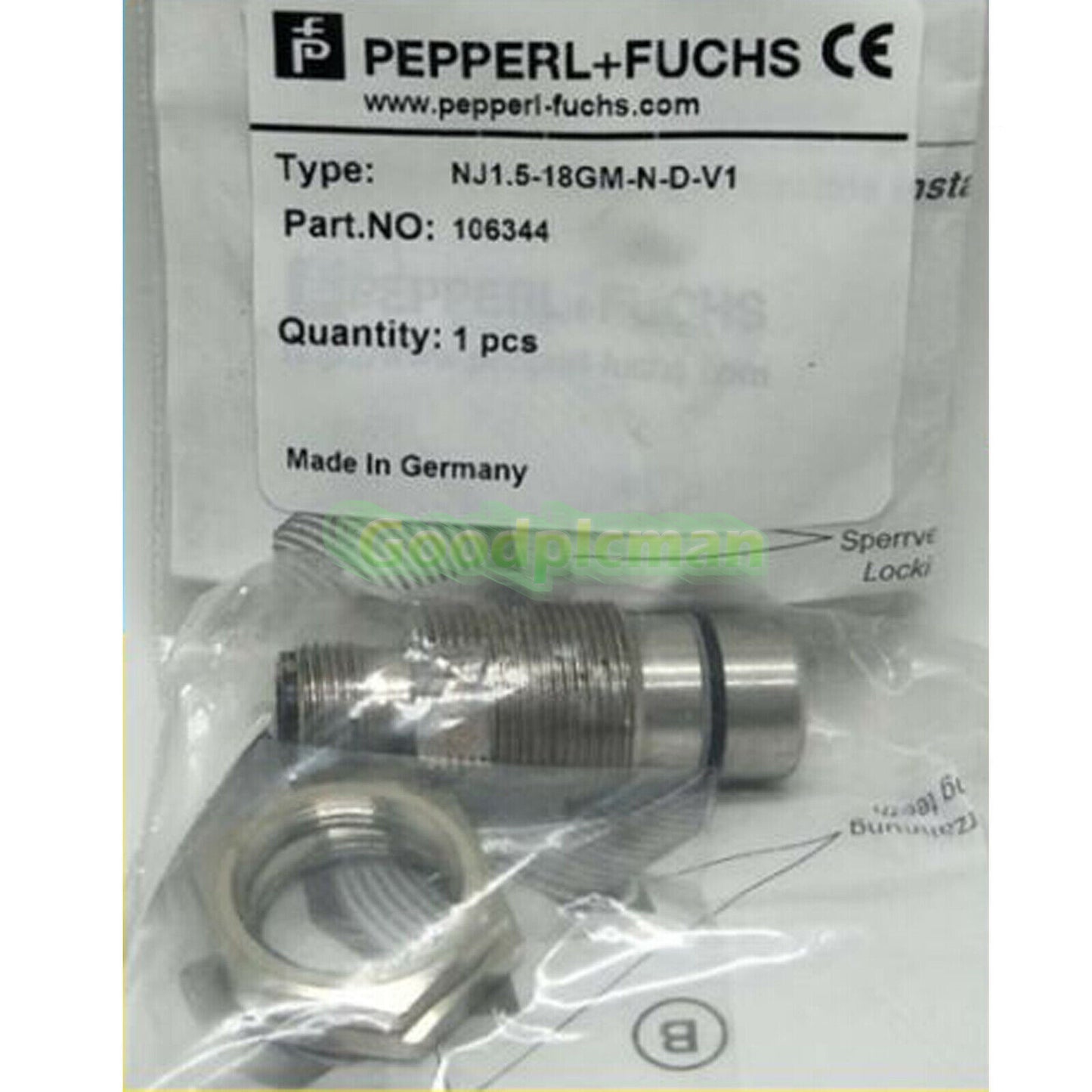 Pepperl+Fuchs NJ1.5-18GM-N-D-V1 Proximity Switch 1Pcs/