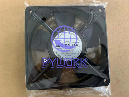 1PCS JING DA FAN JD12025AC 220V 0.08/0.07A 12cm 12025 2 Wire