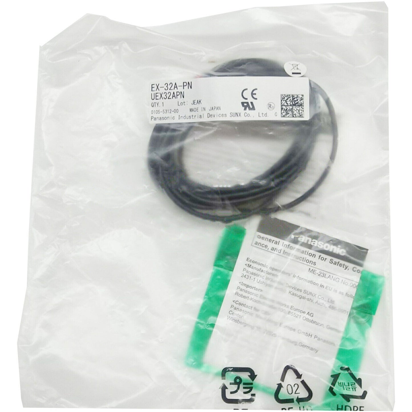 PANASONIC EX-32A-PN Photoelectric Sensor Switch 1 Piece - PANASONIC