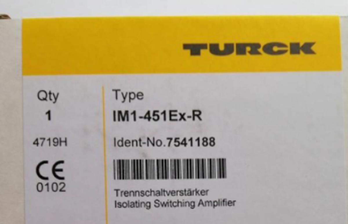 new  TURCK IM1-451EX-R Safety Barrier TURCK