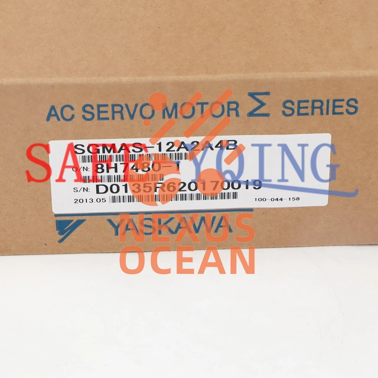 1PCS YASKAWA SERVO MOTOR SGMAS-12A2A4B