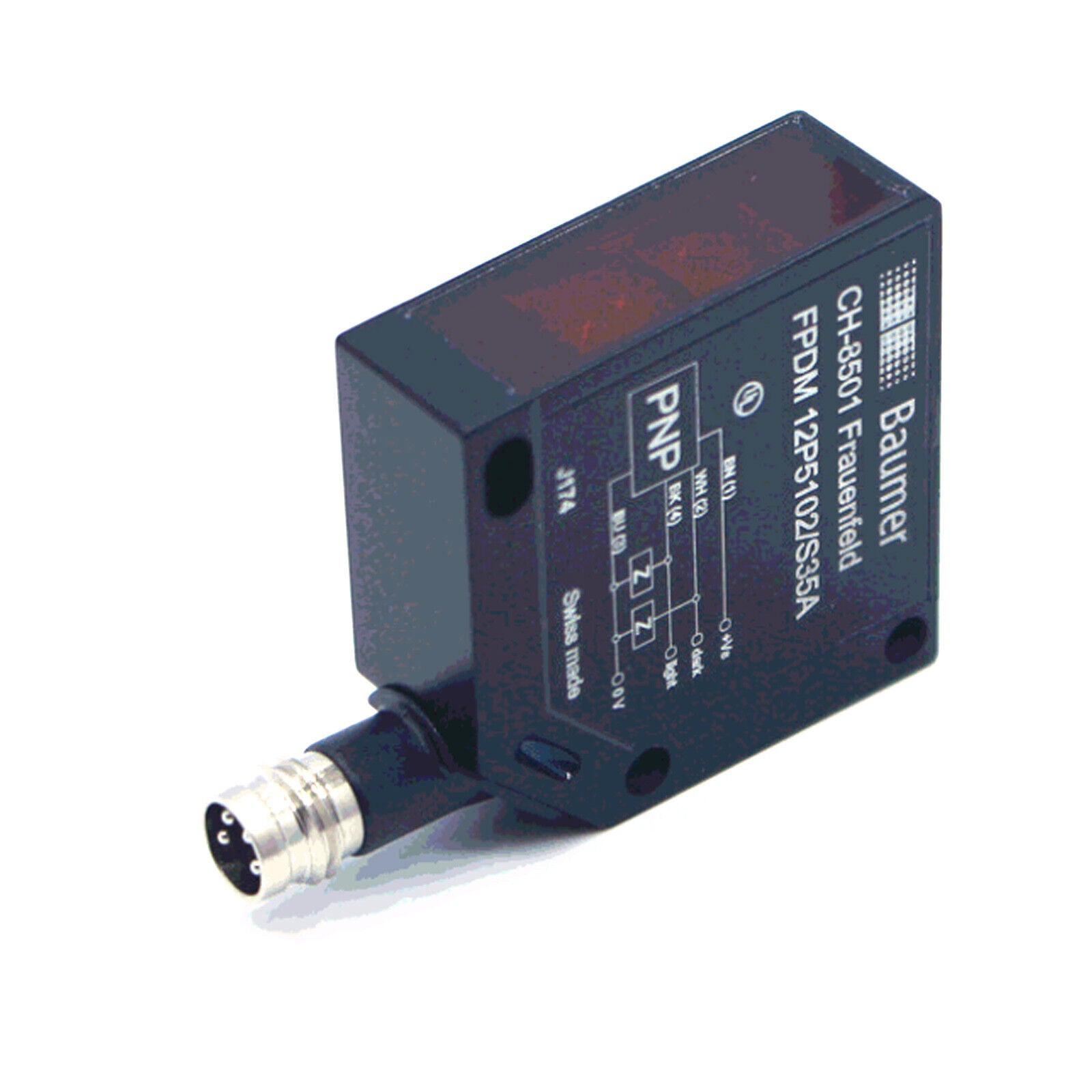 BAUMER FPDM 12P5102/S35A Retro-Reflective Photoelectric Sensors - BAUMER