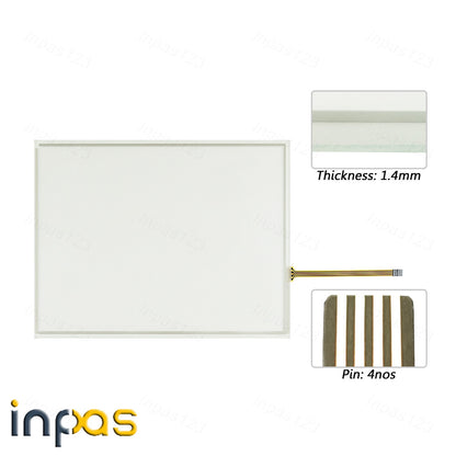 1pc for N010-0554-X028 N0100554X028 Touch Panel Glass screen