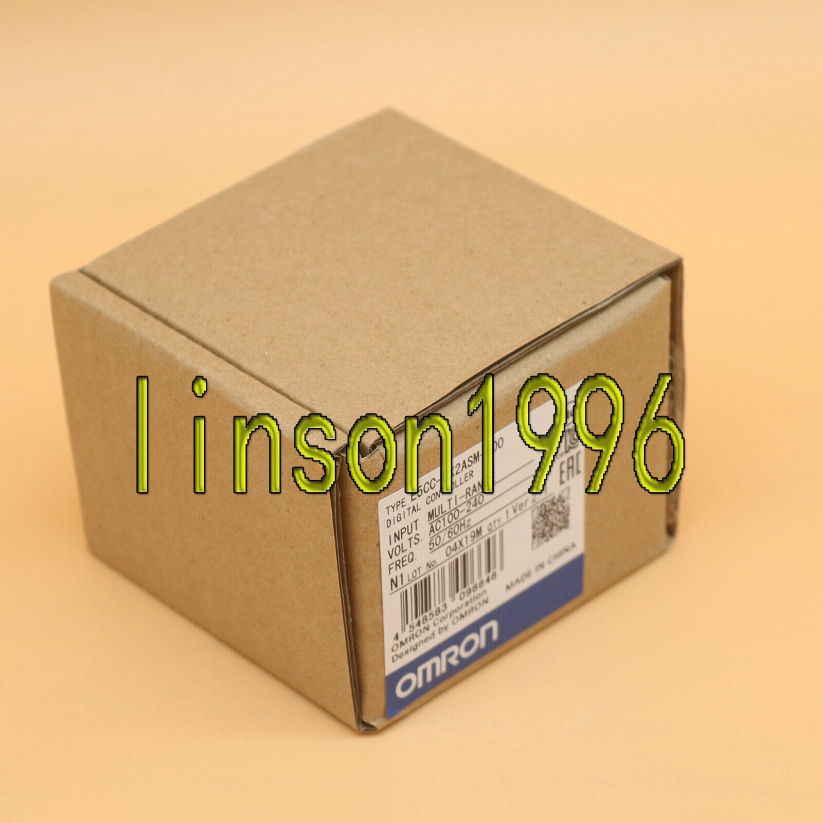 Omron Temperature Controller E5CC-CX2ASM-800 100-240VAC 1 Year - OMRON