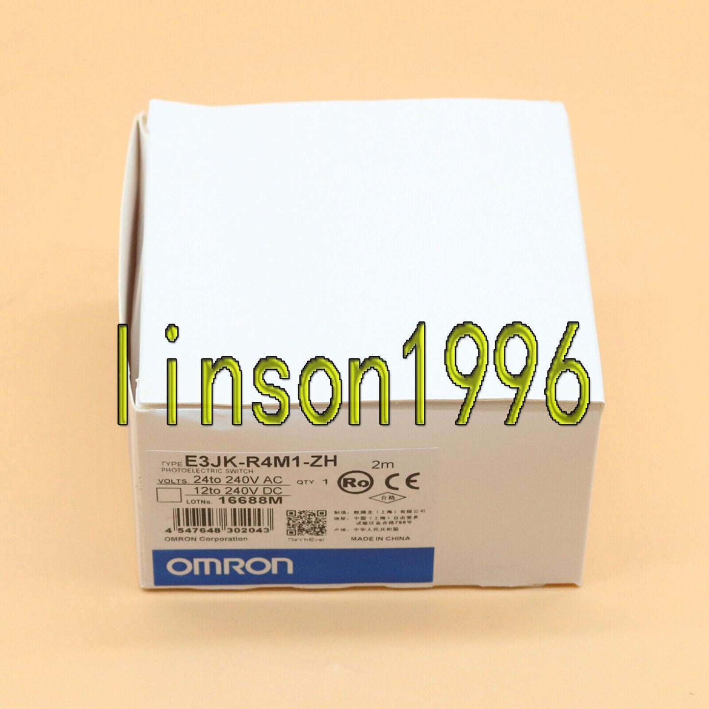 ONE OMRON E3JK-R4M1-ZH SENSOR IN BOX - OMRON
