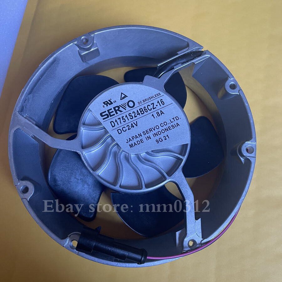 Efficient SERVO D1751S24B6CZ-16 24V Inverter Cooling Fan for ABB Motors - SERVO
