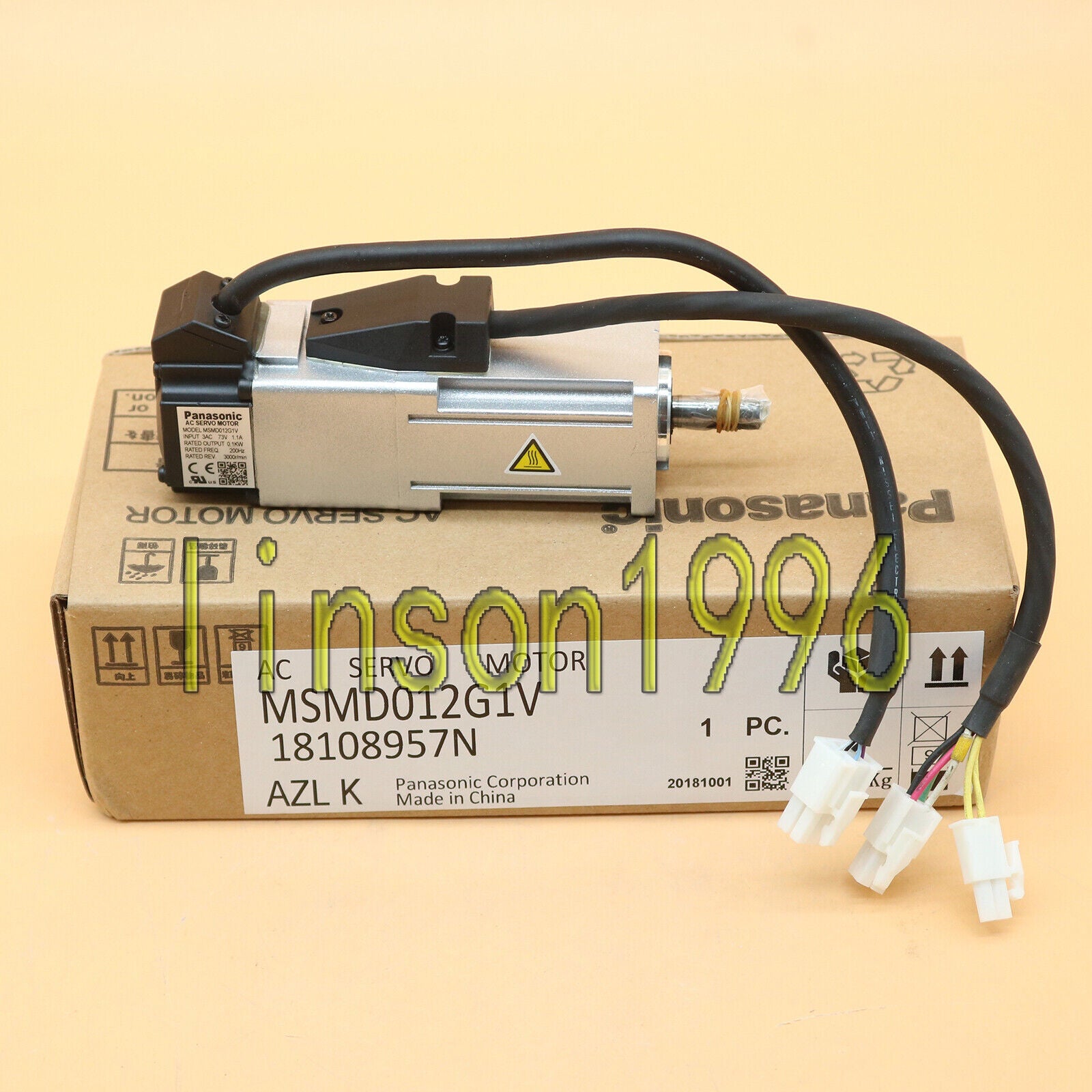 Panasonic AC Servo Motor MSMD012G1V - PANASONIC