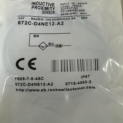 1PC FOR 872C-D4NE12-A2 sensor proximity switch