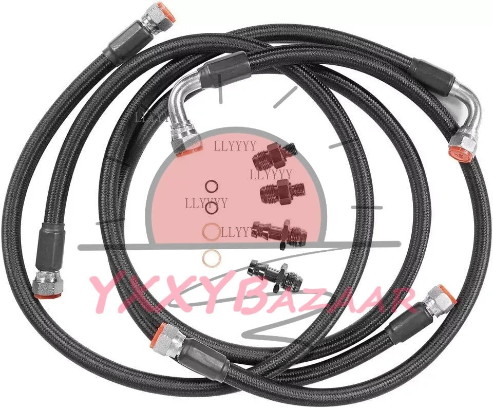 Cummins 5.9L 48RE Transmission Cooler Hoses Kit For 2003-07 Dodge Ram 2500 3500