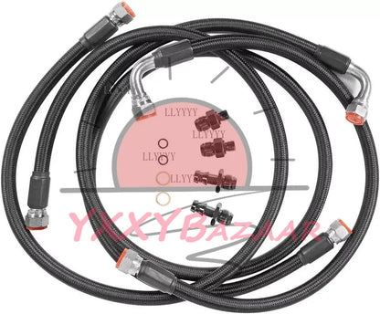 Cummins 5.9L 48RE Transmission Cooler Hoses Kit For 2003-07 Dodge Ram 2500 3500