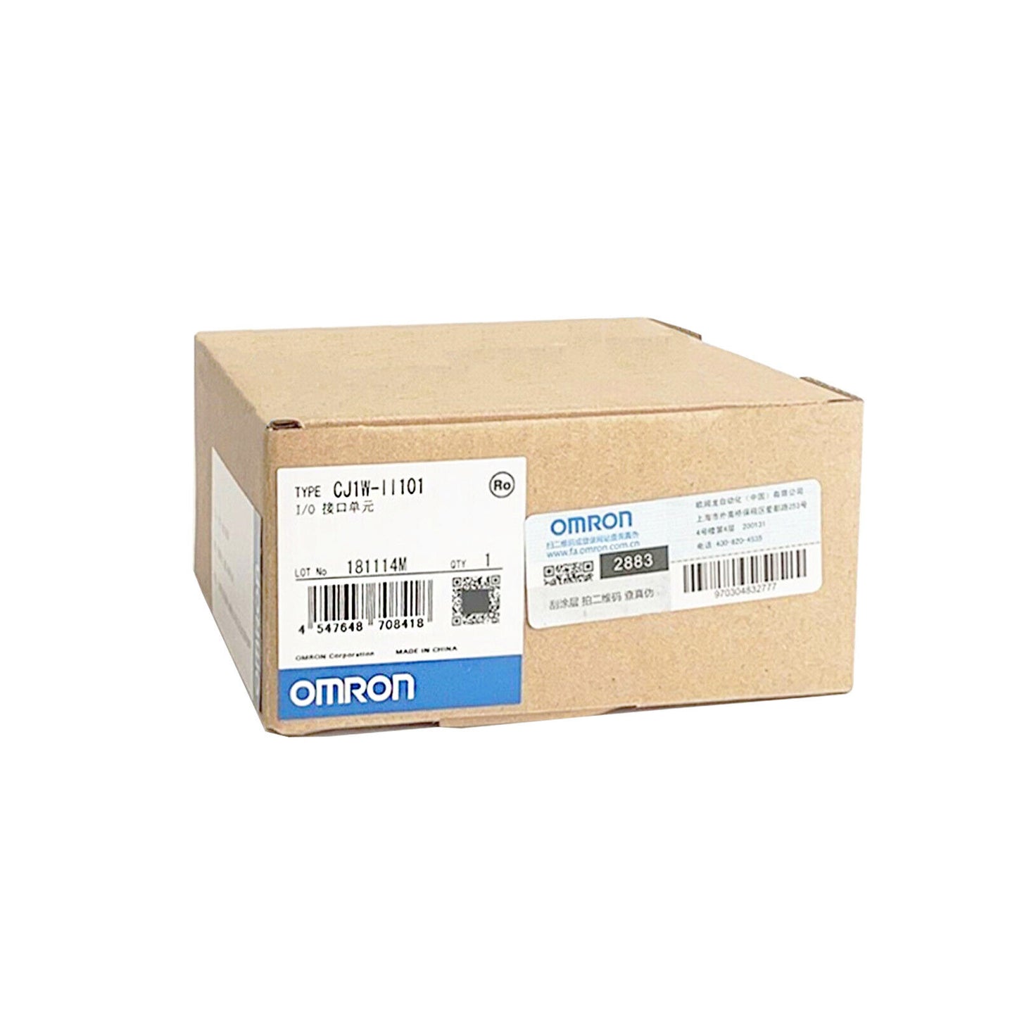 OMRON Controls Module CJ1W-II101 PLC Unit in box - OMRON