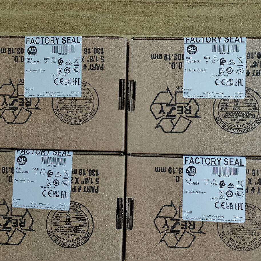 New Factory Sealed AB 1794-AENTR SER A Flex EtherNet/IP Adapter 1794AENTR US - KOEED