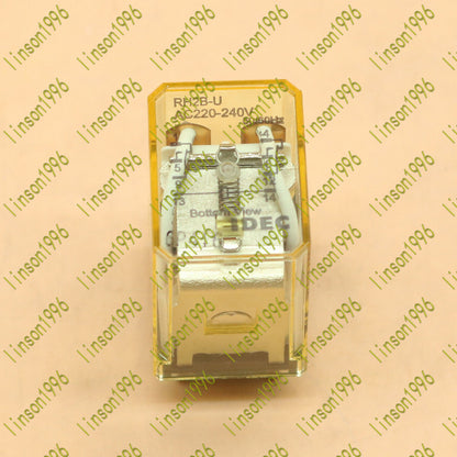 10-PC IDEC Relay RH2B-U 220VAC In-Box - IDECC