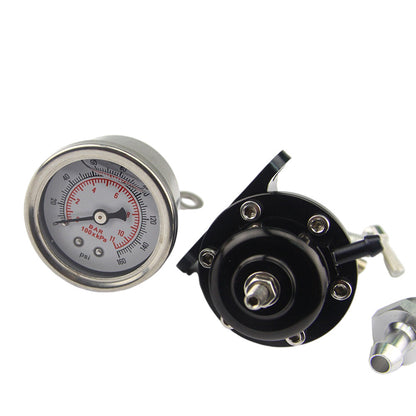 Racing FPR+Fuel Pressure Regulator Gauge For Honda B16 B18 B17 B20 Si LS GSR D16