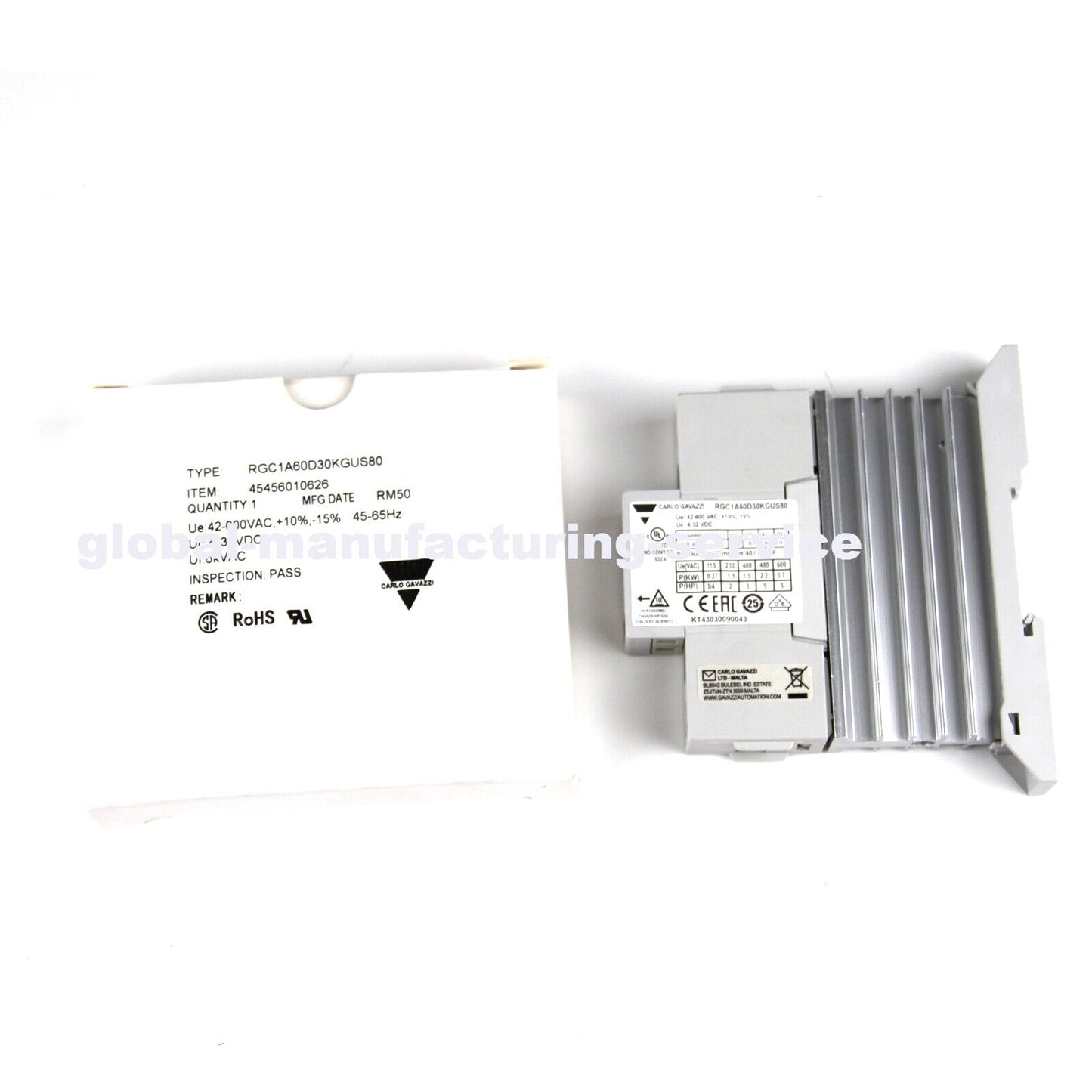 CARLO GAVAZZI Solid State Relay RGC1A60D30KGUS80 - CARLO GAVAZZI