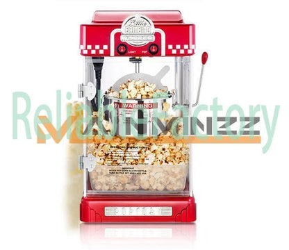 One Commercial/Household stainless steel Popcorn machine 80g 300W 220V