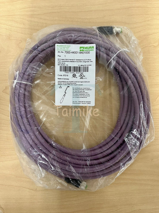 ! Murr 7000-44001-8401000 M12 Male M12 Female Shielded Profibus Cable - 87219