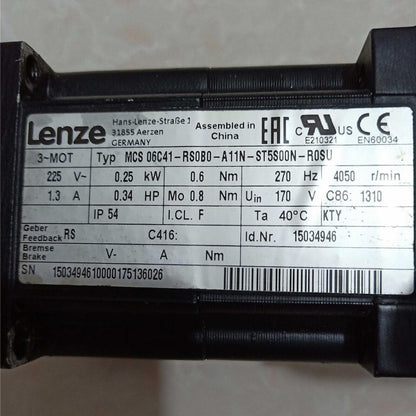 1PC For LENZE MCS 06C41-RS0B0-A11N-ST5S00N-R0SU Servo Motor#QW