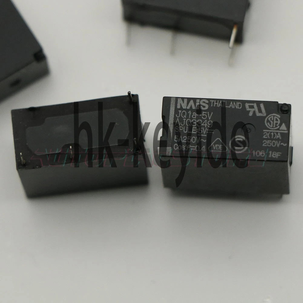 10Pcs PANASONIC JQ1a-5V AJQ3349 Power Relay4Pins 5A 250V