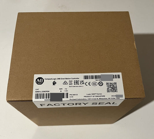 Sealed 5069-L320ERM Controller 2MB Enet Motion PLC - LOGIX