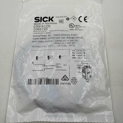 ONE Sick GTE6-N1231 Photoelectric Switch Sensor Fast - ONE