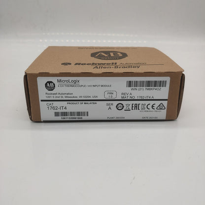Factory Sealed MicroLogix 1762IT4 Module - MICROLOGIX