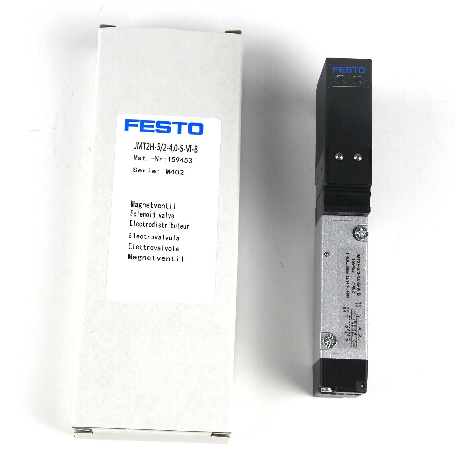 FESTO JMT2H-5/2-4,0-S-VI-B Solenoid Valve - FESTO