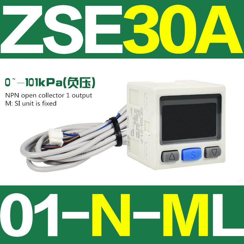 new MAXZDH SMC ZSE30A-01-N-ML digital pressure switch 0~101kPa - SMC