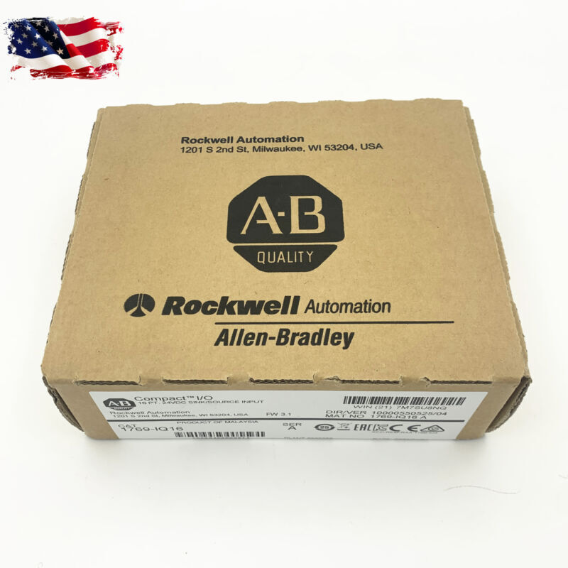 Allen Bradley Compact 16 PT.24VDC Module - Sealed PLC NEW - ALLEN BRADLEY