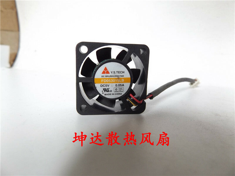 1pcs Y.S.T.ECH FD053015LB 5V 0.05A 3-Wire Double Ball Fan