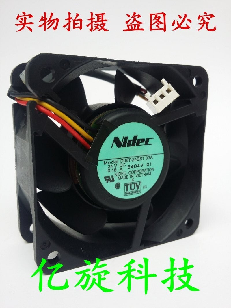 Nidec D06T-24SS1 03A 6025 DC24V 0.18A inverter cooling fan