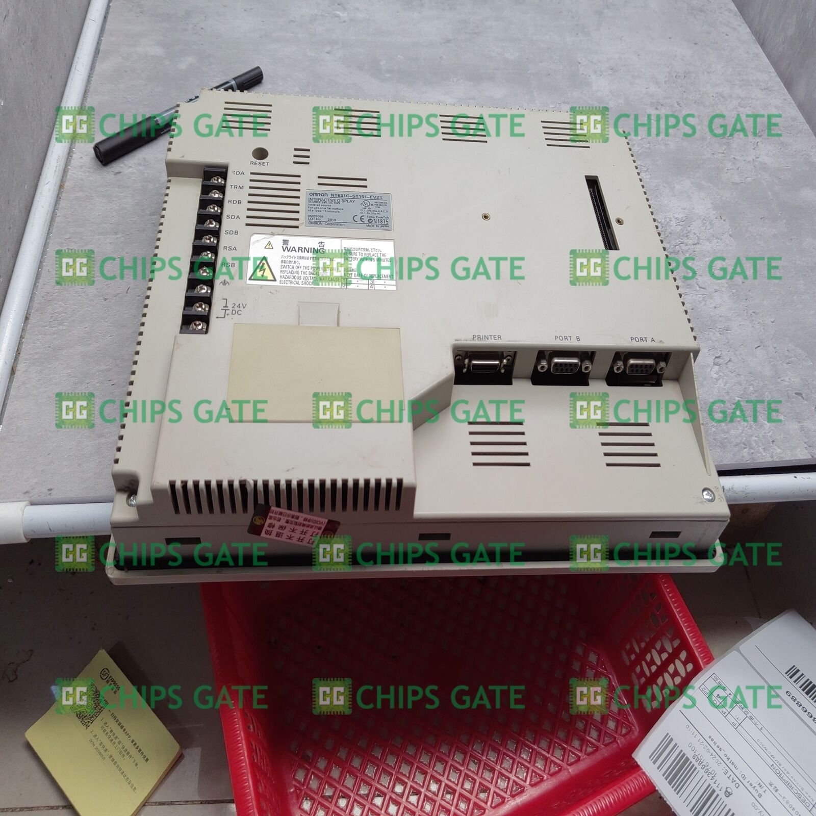 used 1PCS Omron touch screen NT631C-ST151-EV2S Fast Ship - OMRON