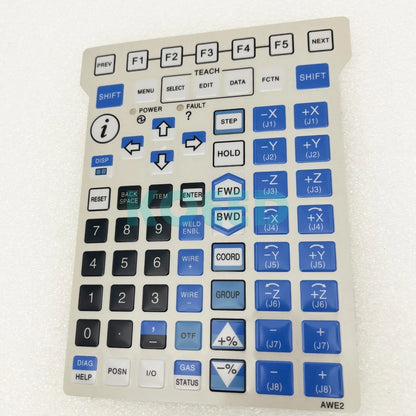 AWE2 Membrane For Fanuc A05B-2255-C105 teach pendant keypad front overlay