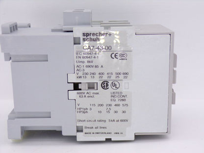 CA7-43-00-24 Contactor - SCHUH