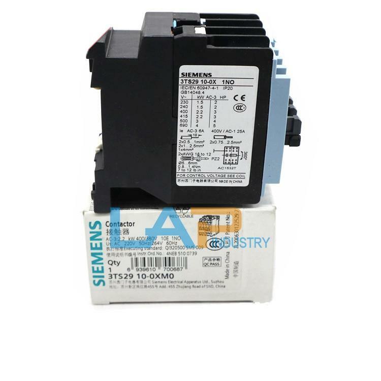 new 1PC FOR SIEMENS Contactor 3TS2910-0XM0 AC220V