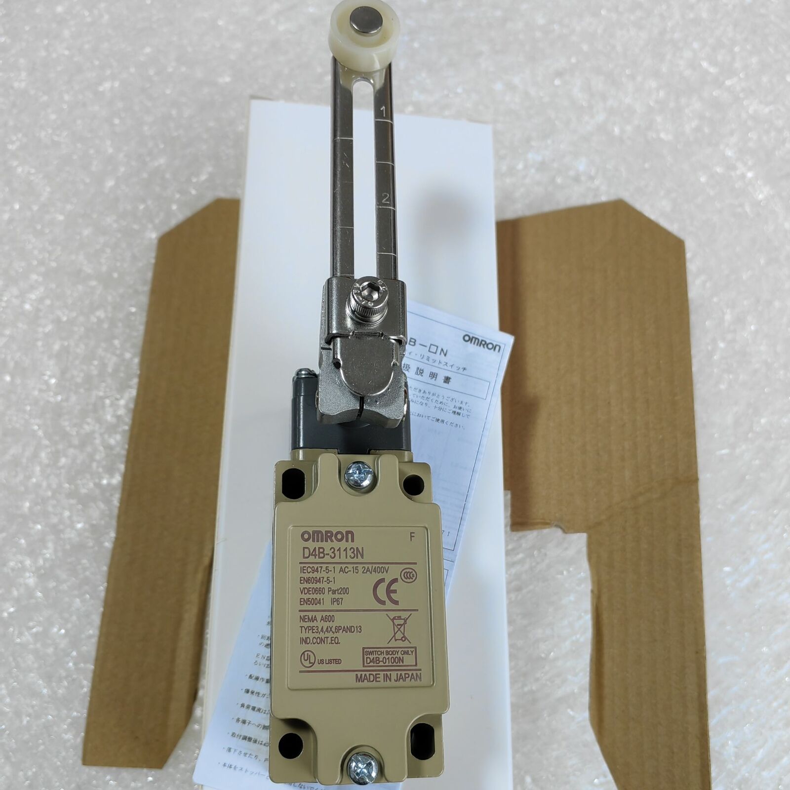 new 1pcs  For Omron D4B-3113N Limit Switch